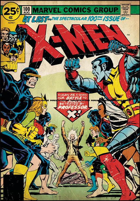 Classic Comic Cover Art: X-MEN The Spectacular 100th Issue! Size of ...