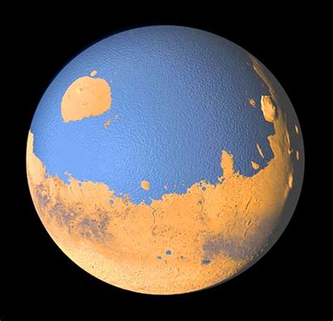 火星上曾是一片汪洋？(高清晰火星地表图片)_大众科技_科技时代_新浪网