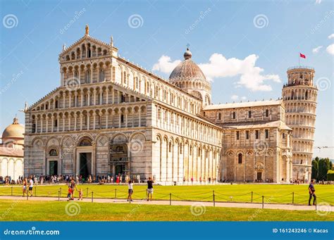 The Pisa Cathedral Complex or Cattedrale Di Pisa and the Famous Leaning ...