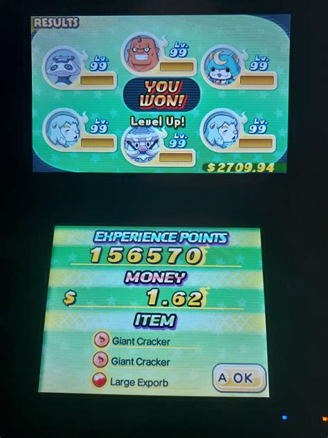 Most exp I've ever seen (boosted daiz w/ exp wisp) : r/yokaiwatch