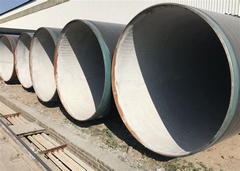 Cement Lined Steel Pipe ASTM A106 grade B API 5L grade B AWWA C205 ...