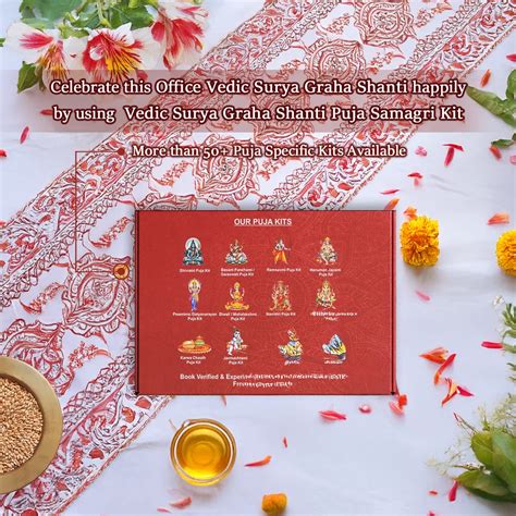 Vedic Surya Graha Shanti Puja Samagri Kit: All-in-One Set – 99pandit.com