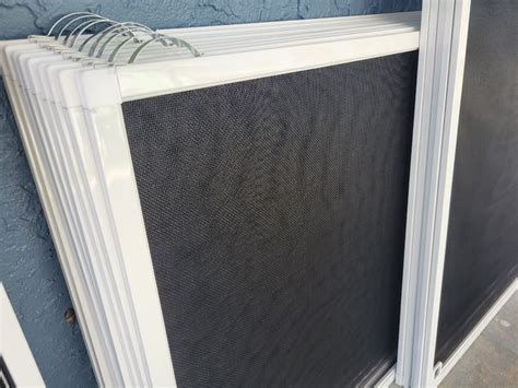 WINDOW SCREENS CUSTOM MADE UP TO SIZES 45" X 45" Bronze White Silver ...