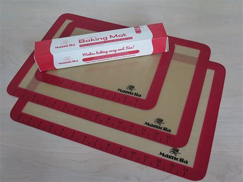 Silicone Baking Mat Set (3) 2 Half Sheets + 1 Qtr Sheet - Professional ...