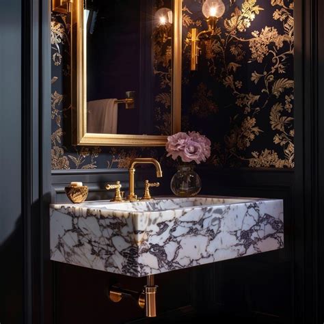 Calacatta Viola Marble Sink: Custom Bathroom Vanity, Wall Mount Option ...