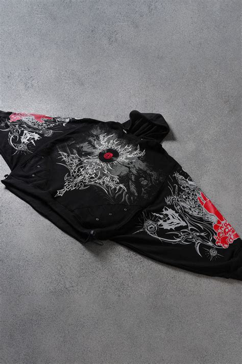 Crimson Ritual - Supersized Convertible Sweatshirt – Sagacity international