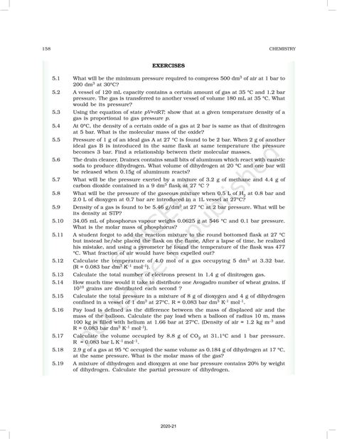 States Of Matter - NCERT Book of Class 11 Chemistry Part I