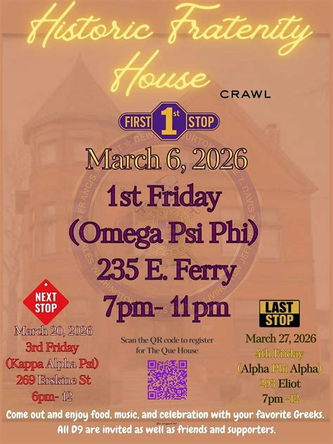 Historic Fraternity House Crawl Collaboration (Ques, Kappas, Alphas ...