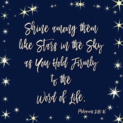 Shine Like Stars Scripture Art Philippians 2:15-16 Printable - Etsy