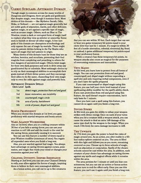 The Luck Domain (Cleric) and Spells — DND Unleashed: A Homebrew ...