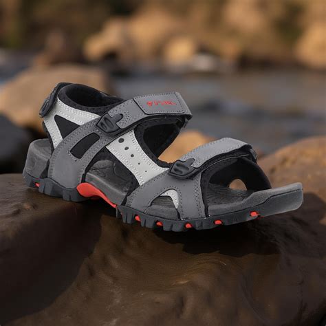 FUEL Timberland-02 Comfortable Casual Sandals for Men (Grey) – Fuel Shoes