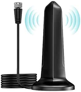 TV Antenna -Amplified HDTV Indoor 350+ Mile Long Range Antenna Support ...