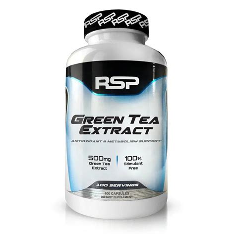 RSP GREEN TEA EXTRACT 100 SERVINGS 100 CAPS - India's Leading Genuine ...