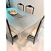 Buy CASA-NEST Thick 3D Self PVC 8-10 Seater Dining Rectangular Table ...