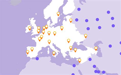 Network Map Europe CDN PoPs - CDNetworks