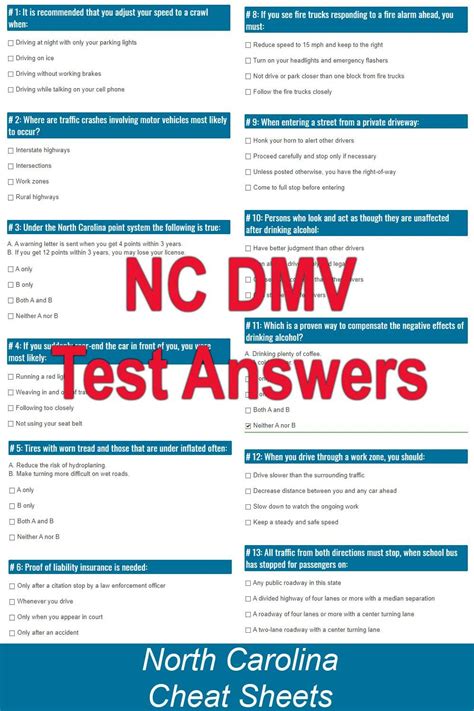 Image result for NC DMV Practice Test