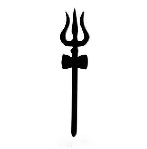SIGNOOGLE Trident Lord Shiva Weapon 3D Emblem Decal Mobile Phone ...