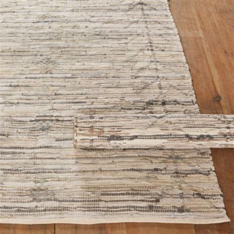 Demi Hand Woven Leather Area Rug