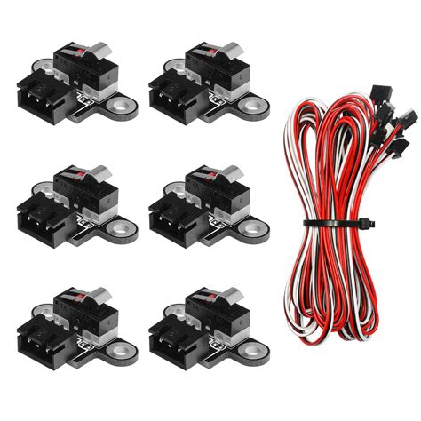 Buy Genmitsu 6PCS Micro Limit Switches with 1M 3 Pin Cable for 3018 ...