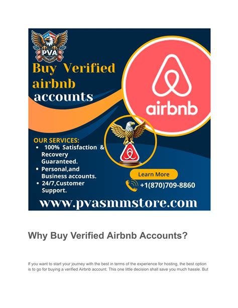 PPT - Why should you Buy a verified airbnb accounts over all other ...