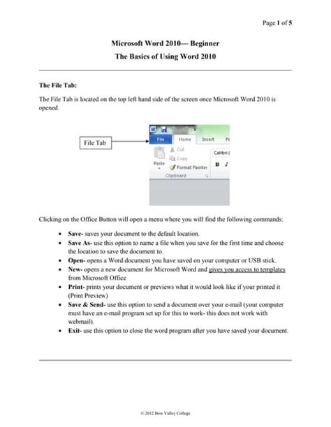 Image result for Microsoft Word 2010 Basics Tutorial
