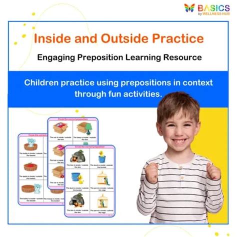 Inside and Outside Prepositions Practice – Printable PDF for