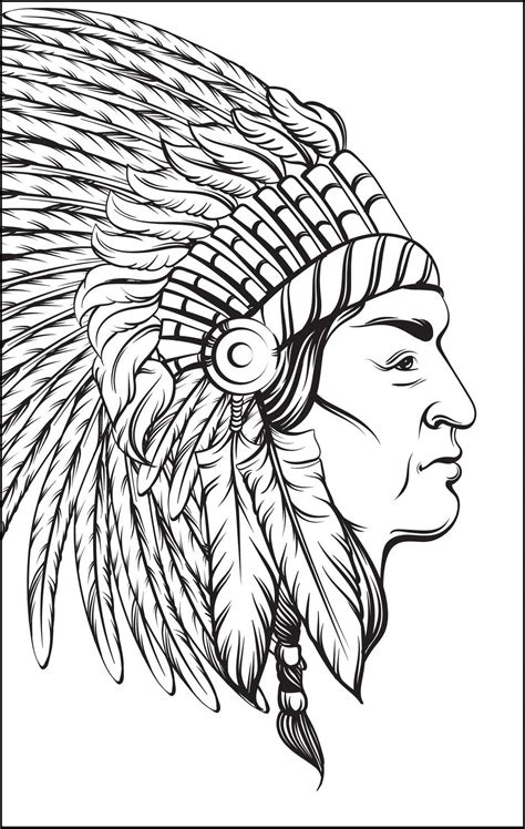 Native American Indian Chief Headdress
