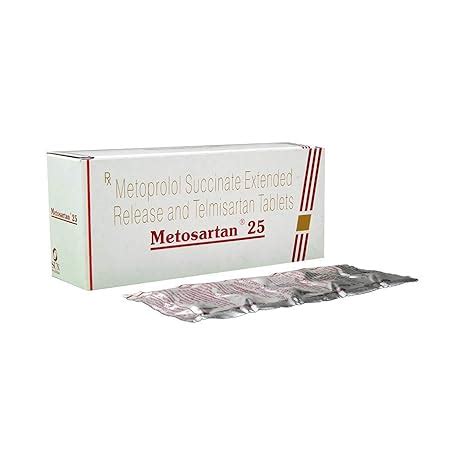 Metosartan 25 - Strip of 10 Tablets : Amazon.in: Health & Personal Care