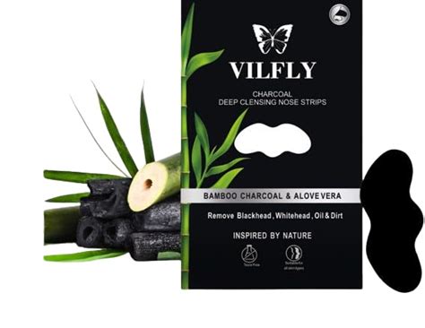 VILFLY Nose Strips For Blackhead And Whitehead Removal/Pores Cleanser ...