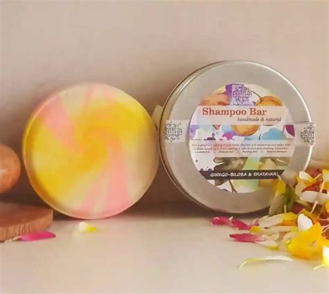 Ginkgo Biloba, Shatavari Anti Hairloss Shampoo Bar (Pack of 2) at Zoozle