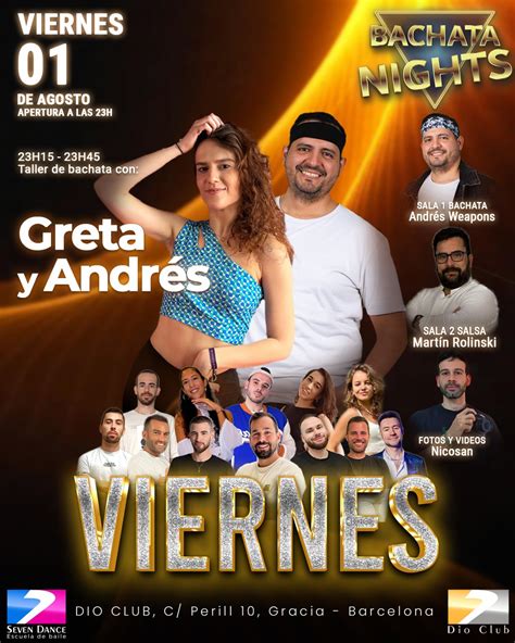 Viernes de Bachata Nights & Dio Club Salsa | Seven Dance - Escuela de ...