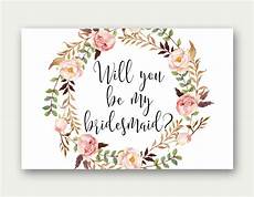 Will You Be My Bridesmaid by Bridesmaid Printable Will You Be My Bridesmaid Bridesmaid Will You Be My Bridesmaid