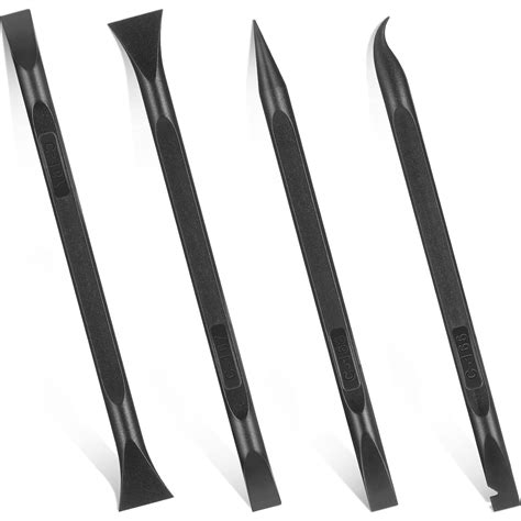 4 Pieces Non-Scratch Plastic Scraper Tool Carbon Scraper Small and ...