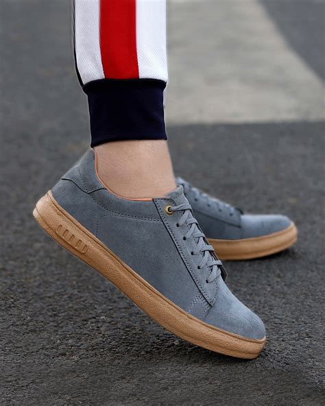Mens Casual Shoes Grey at Elias Hull blog