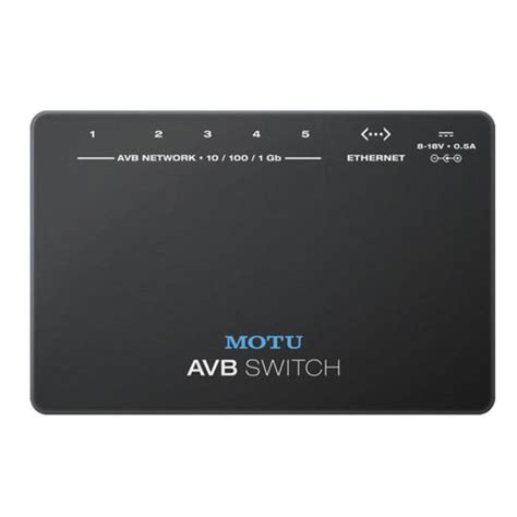Buy MOTU AVB Switch Five-Port AVB Ethernet Switch Online | Bajaao