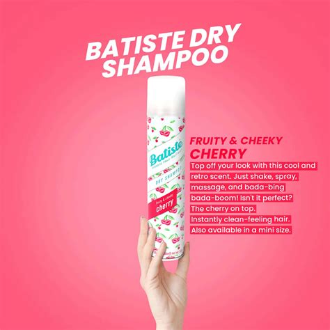 Buy BATISTE INSTANT HAIR REFRESH DRY SHAMPOO - FRUITY & CHEEKY CHERRY ...