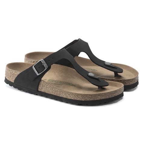 Buy Black Gizeh Vegan Birko-Flor Nubuck Online in India - BIRKENSTOCK