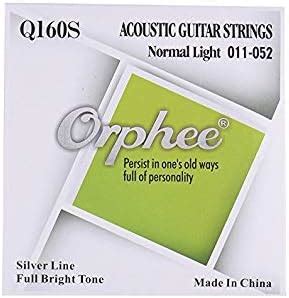 Orphee Q160S Acoustic Guitar String Set 11-52 : Amazon.in: Musical ...
