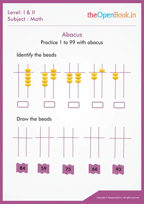 Practice 1 to 99 with abacus