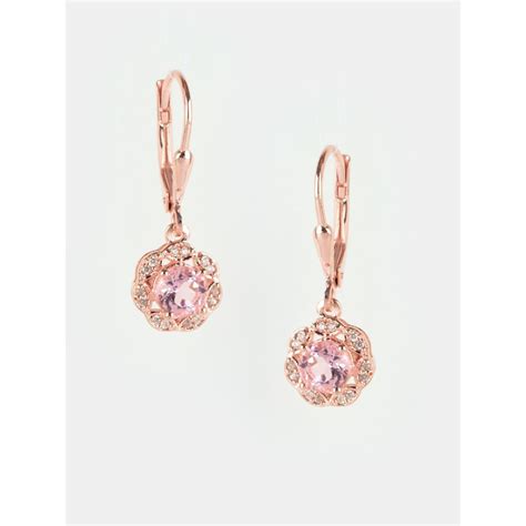 Buy 925 Silver Shaya by CaratLane Cherry Blossom Hoop Earrings in Rose ...