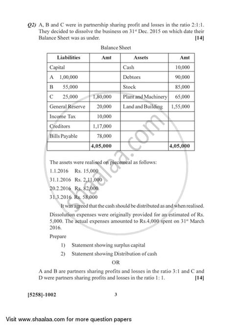 Financial Accounting 2017-2018 Bachelor of Commerce (B.Com) 1st Year ...