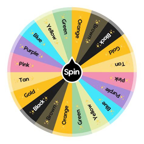 Image result for Random Spin Color Wheel