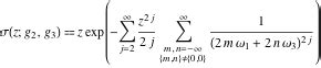 Image result for Weierstrass Elliptic Function
