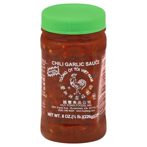 Huy Fong Tuong Ot Chili Garlic Sauce, 226g : Amazon.in: Grocery ...
