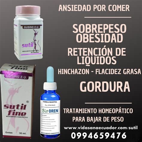 SUTIL CÁPSULAS ECUADOR - ¿Cómo funcionan? ¿Son efectivas para bajar de peso? - Vida Sana Ecuador