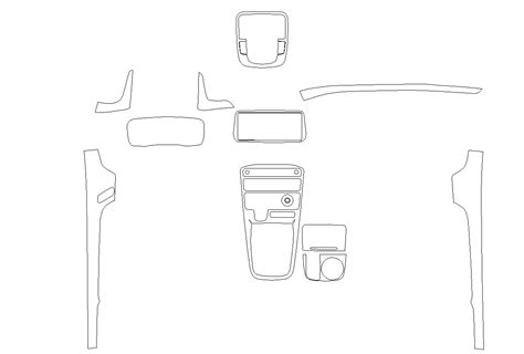 Creating patterns of car body and interior. Sale of templates in ...