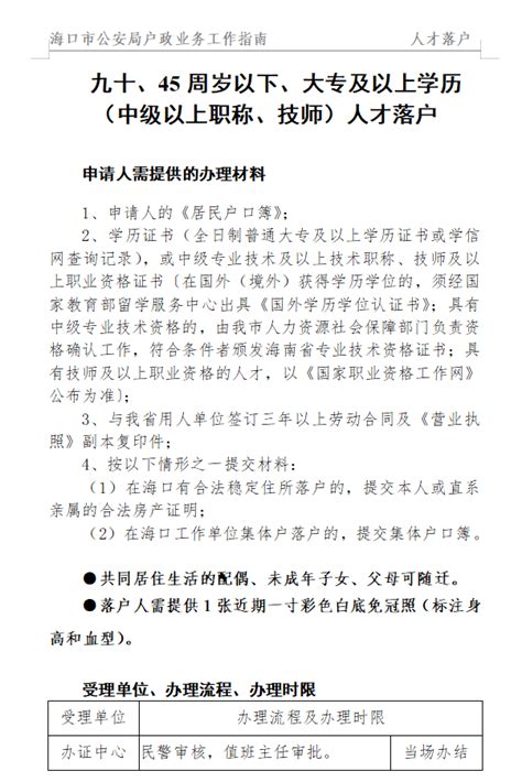 海口人才引进落户需要劳动合同吗 海口人才引进落户要不要劳动合同