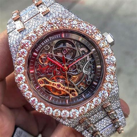 Watches on Instagram: "The iced out Audemars Piguet - Royal Oak Open ...