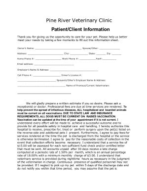 Fillable Online RVS New Client Form Fax Email Print - pdfFiller