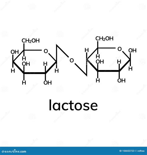 Lactose Chemical Structure